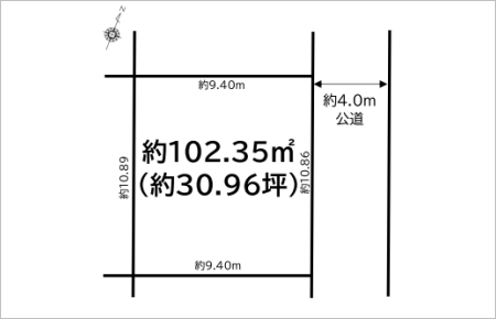 草加市手代8期 1号地