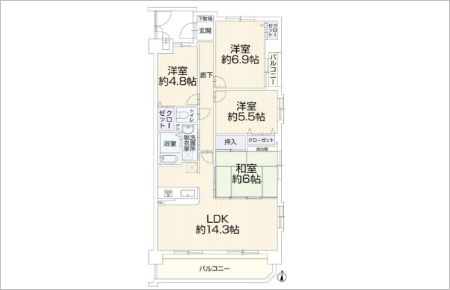 宝マンション滝ノ水第七Ａ　Ａ－６１６