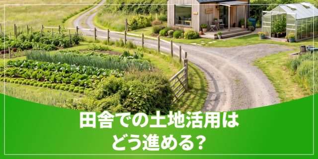 田舎での土地活用のアイキャッチ