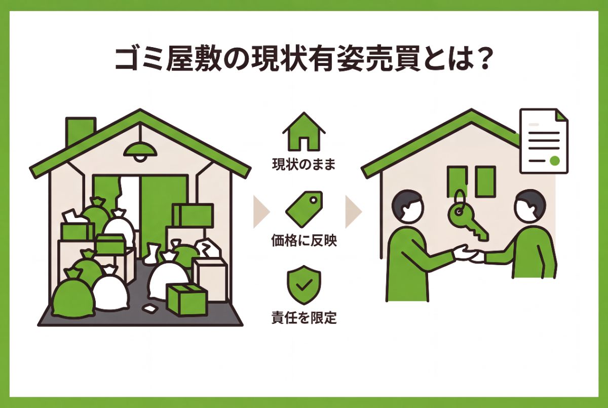 ゴミ屋敷の現状有姿売買