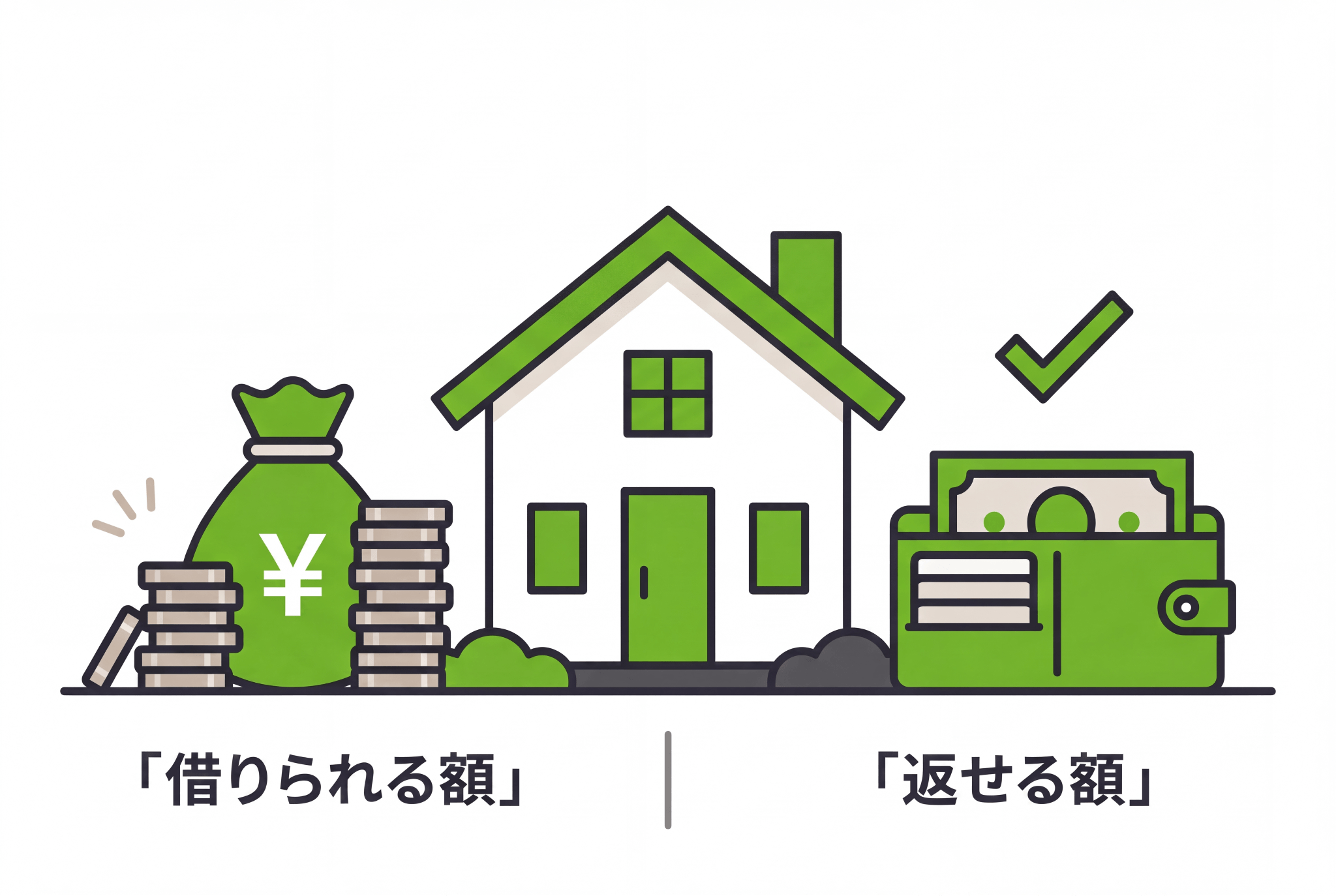 「借りられる額」ではなく「返せる額」で決める