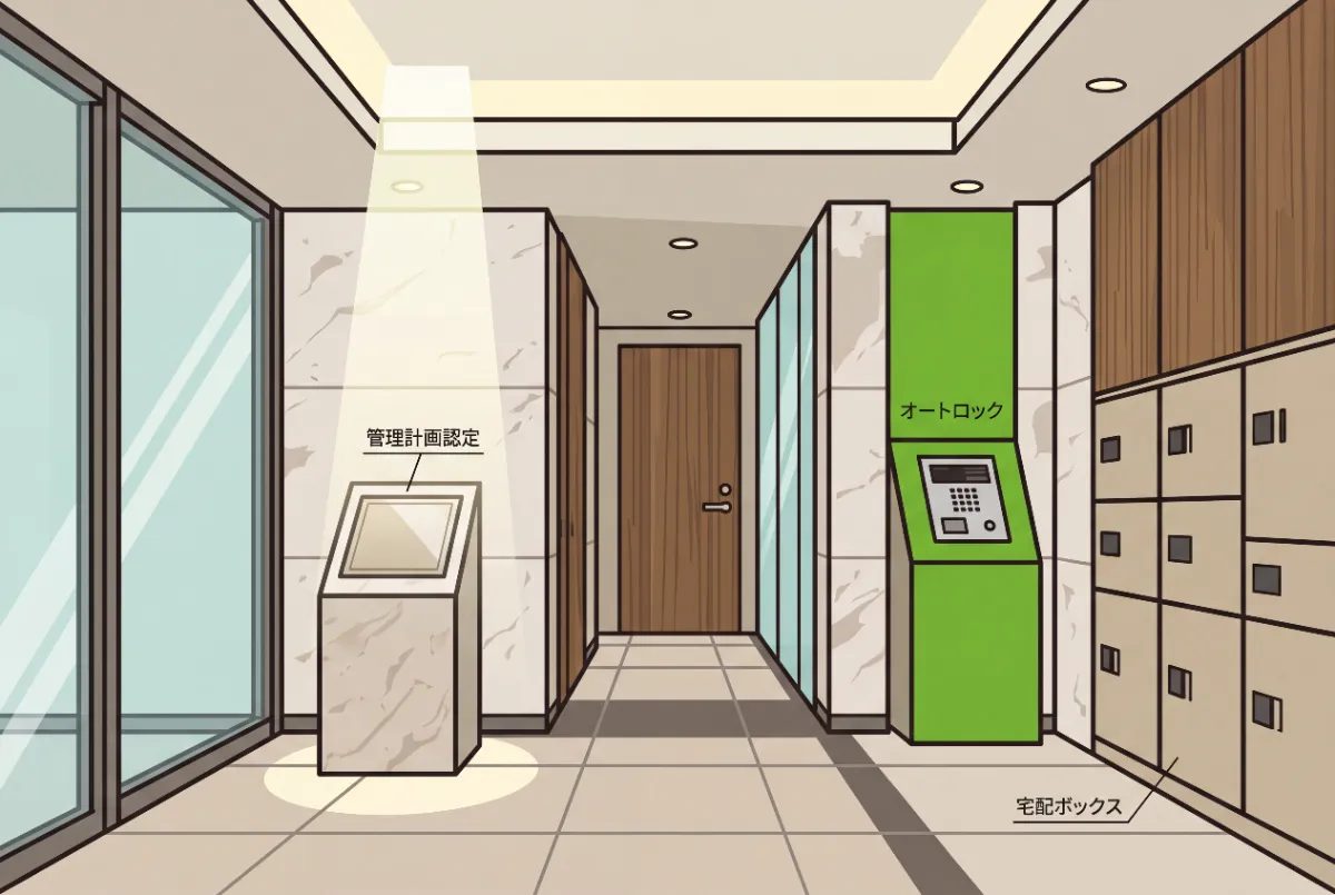 建物スペックが平均以上のマンション