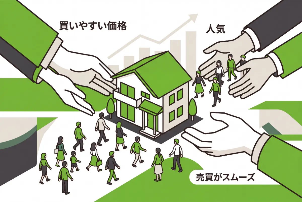 流動性が高い（売買が活発）マンション