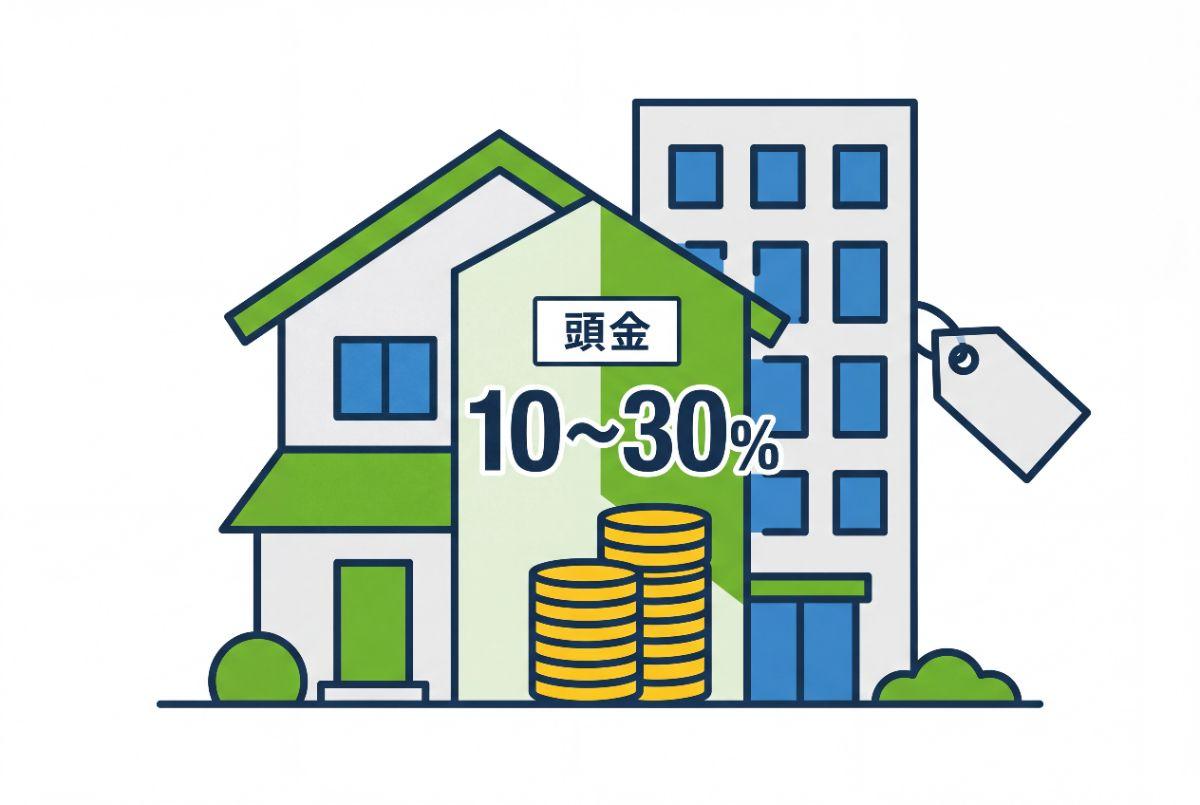 不動産投資の頭金の相場と割合