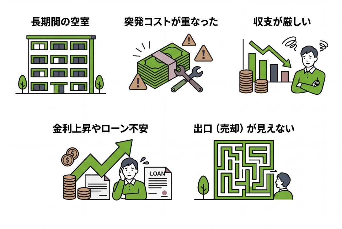 不動産投資を「やめたい」と感じる瞬間