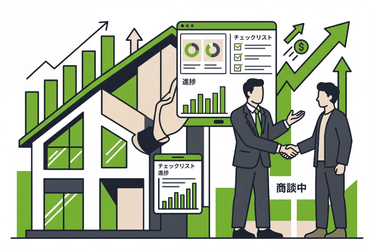 専任媒介契約の報告イメージ