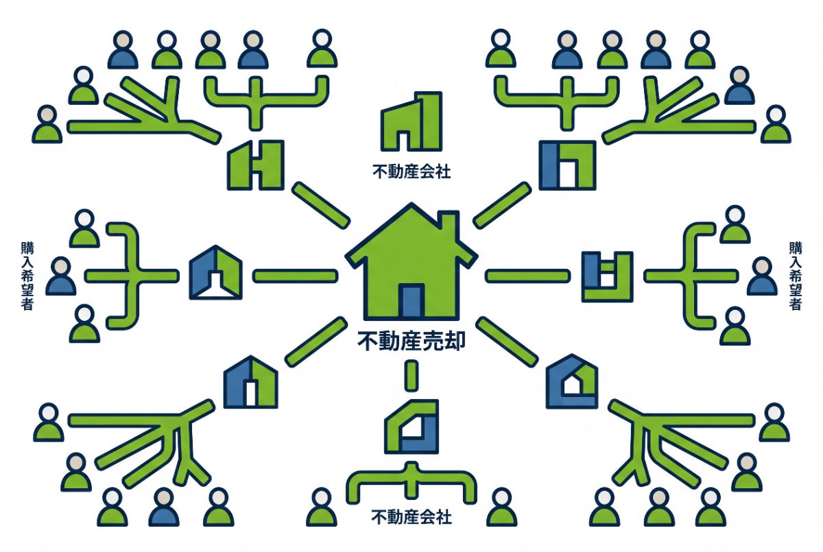 一般媒介契約のイメージ