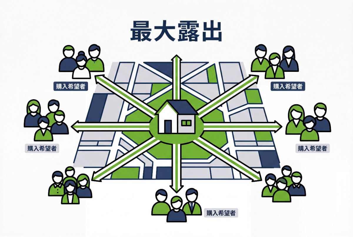 一般媒介契約で露出アップ