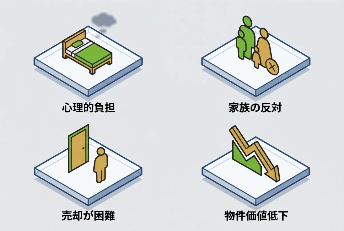 事故物件をやめたほうがいい理由