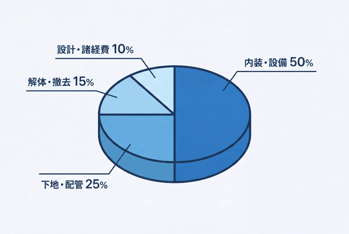 スケルトンリフォームの費用内訳